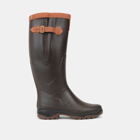 Aigle The Premium Adjustable Anti-fatigue Boot, With Leather Lining And Detailing Rain Boots Men Bro